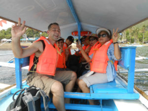 The new friends that I made on the boat excursion. Palawan.