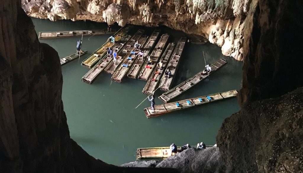 Bamboo Boats Lod Cave